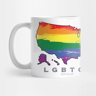 LGBTQ+ US Proud Mug